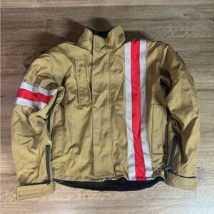 Corazzo 5.0 Men’s Urban/Modern Motorcycle Jacket Khaki w/ Shoulder/Elbow Pads